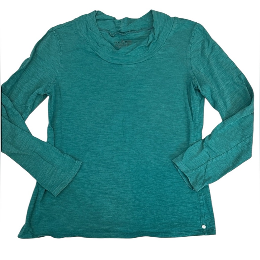 Neon Buddha Teal Long Sleeve Top